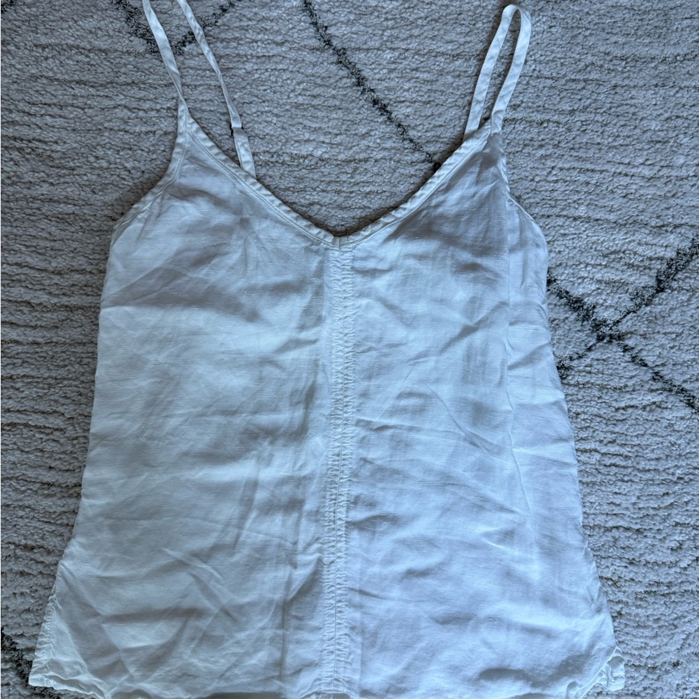 James Perse White Camisole Top